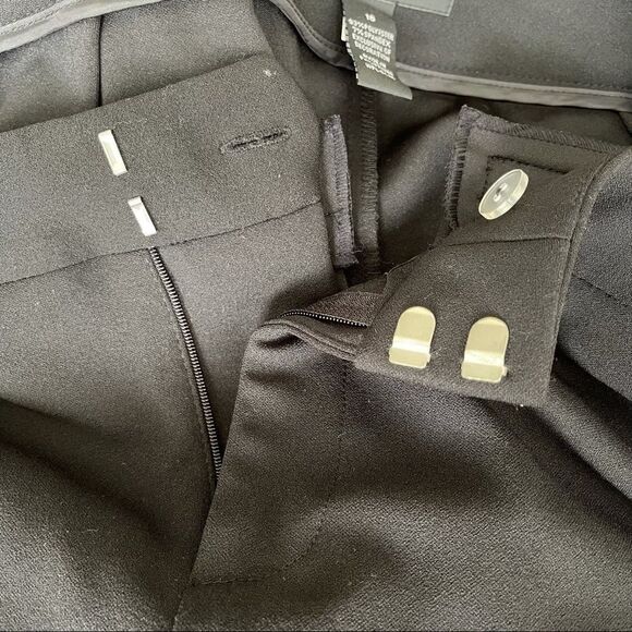 INC Black Wide Leg Pink White Racing Stripe Pants - Picture 7 of 9